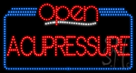 Acupressure Open Animated LED Sign