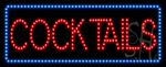 Cocktails Animated LED Sign