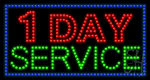 1 Day Service Animated Led Sign