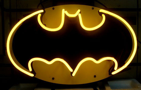 Batman Comic Hero Beer Logo Neon Sign