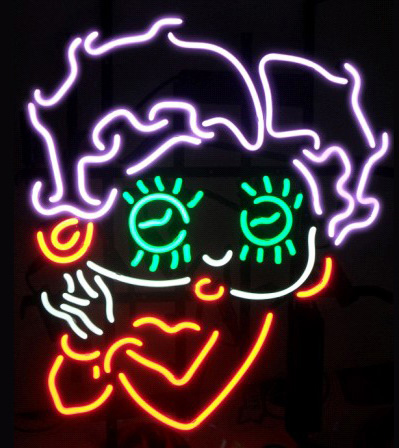 Betty Boop Logo Neon Sign
