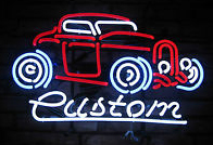 Custom Red Car Logo Neon Sign