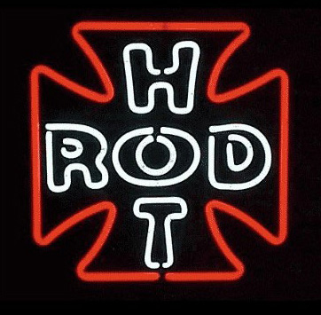 Hot Rod Logo Neon Sign