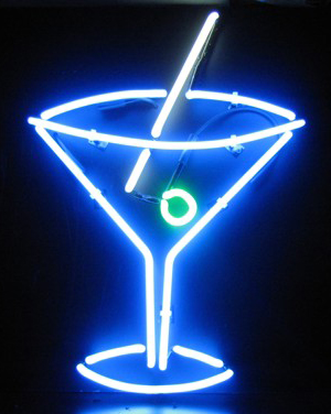 Martini Glass Neon Sign