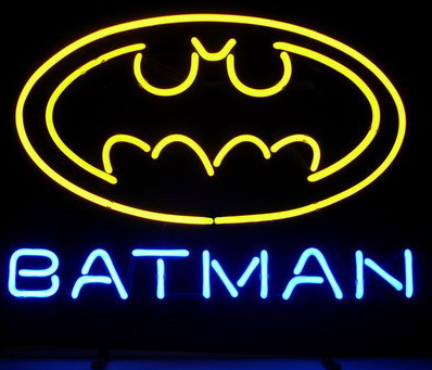New Batman Superhero Comic  Logo Neon Sign