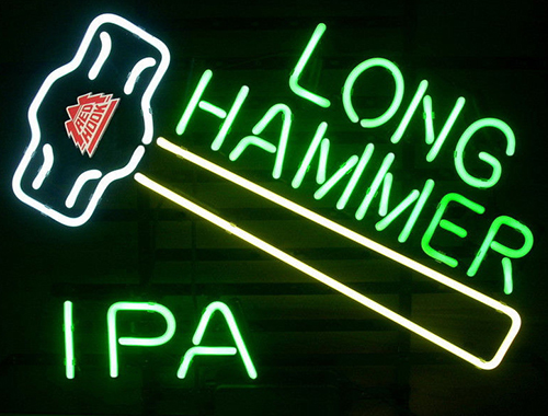 New Redhook Long Hammer Ipa Logo Neon Sign