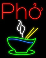 Pho With Logo Neon Sign