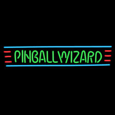 Pinball Wizard Logo Neon Sign