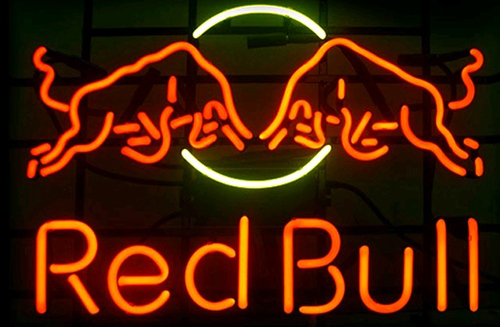 Red Bull  Logo Neon Sign