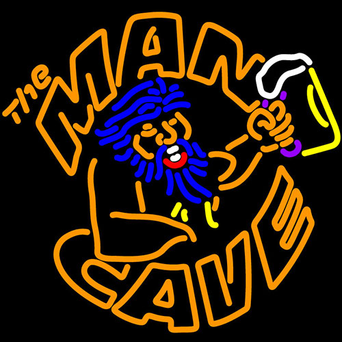 The Mancave Logo Neon Sign