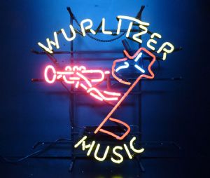 Wurtilizer Music Logo Neon Sign
