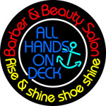 Custom Barber Shop Beauty Salon Shoe Shine Neon Sign 5