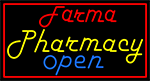 Custom Farma Pharmacy Open Neon Sign 3