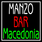 Custom Manzo Bar Macedonia Neon Sign 1