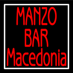Custom Manzo Bar Macedonia Neon Sign 2