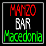 Custom Manzo Bar Macedonia Neon Sign 3