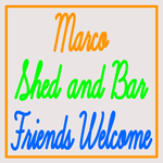 Custom Marco Shed And Bar Friends Welcome Neon Sign 1