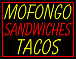 Custom Mofongo Sandwiches Tacos neon Sign 5