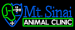 Custom Mt Sinai Animal Clinic Logo Neon Sign 2