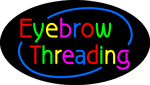 Custom Multi Color Eyebrow Threading Neon Sign 3