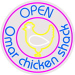 Custom Open Omar Chicken Shack Neon Sign 3