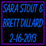 Custom Sara Stout Brett Dillard Neon Sign 1