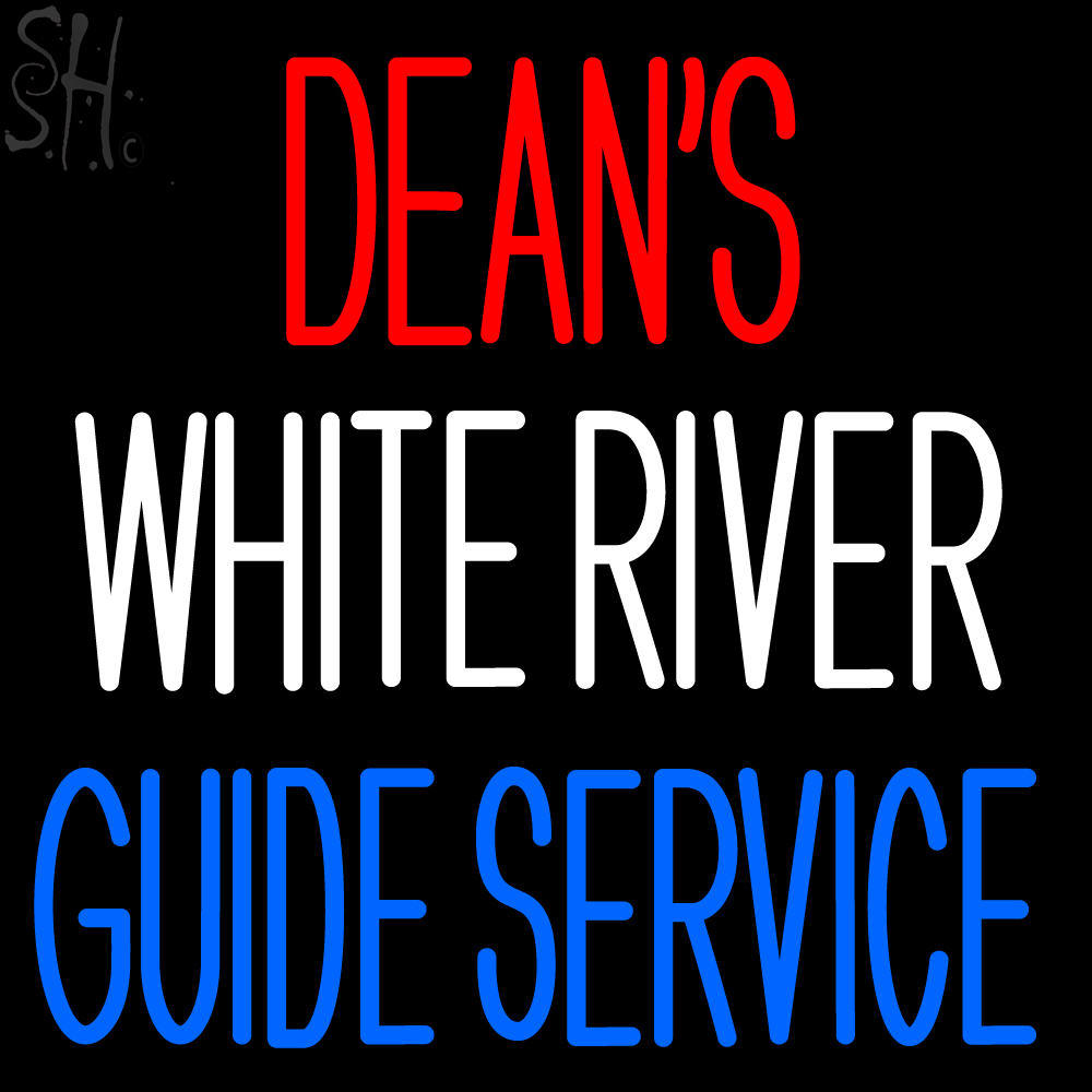 Custom Dean White River Guide Service Neon Sign 6