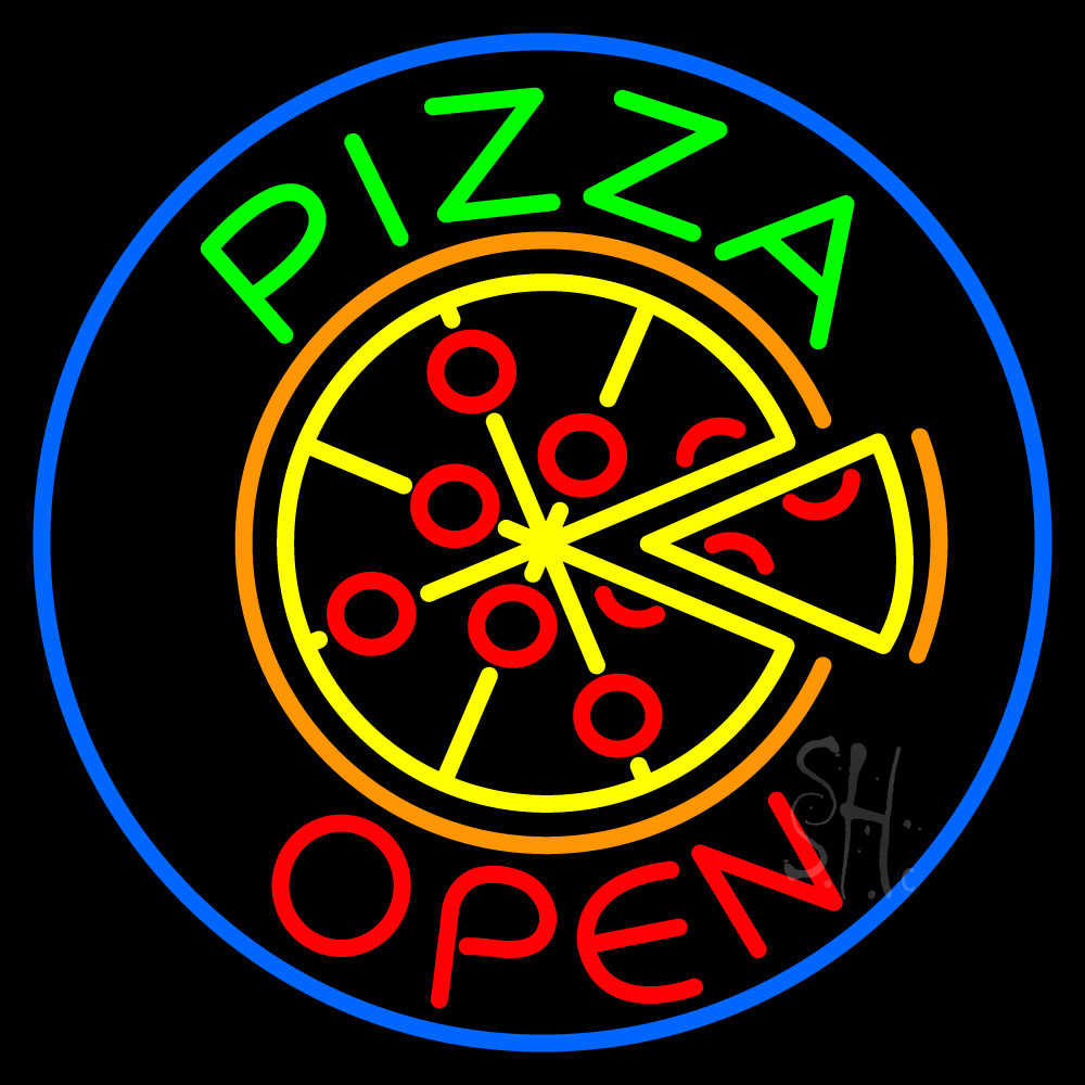 Pizza Open Neon Sign | Restaurant Neon Signs | Neon Light