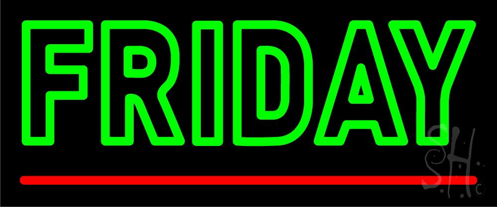 Friday Neon Sign | Business Neon Signs | Neon Light