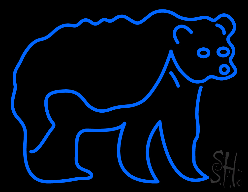 Grizzly Bear Neon Sign Animals Neon Signs Neon Light.