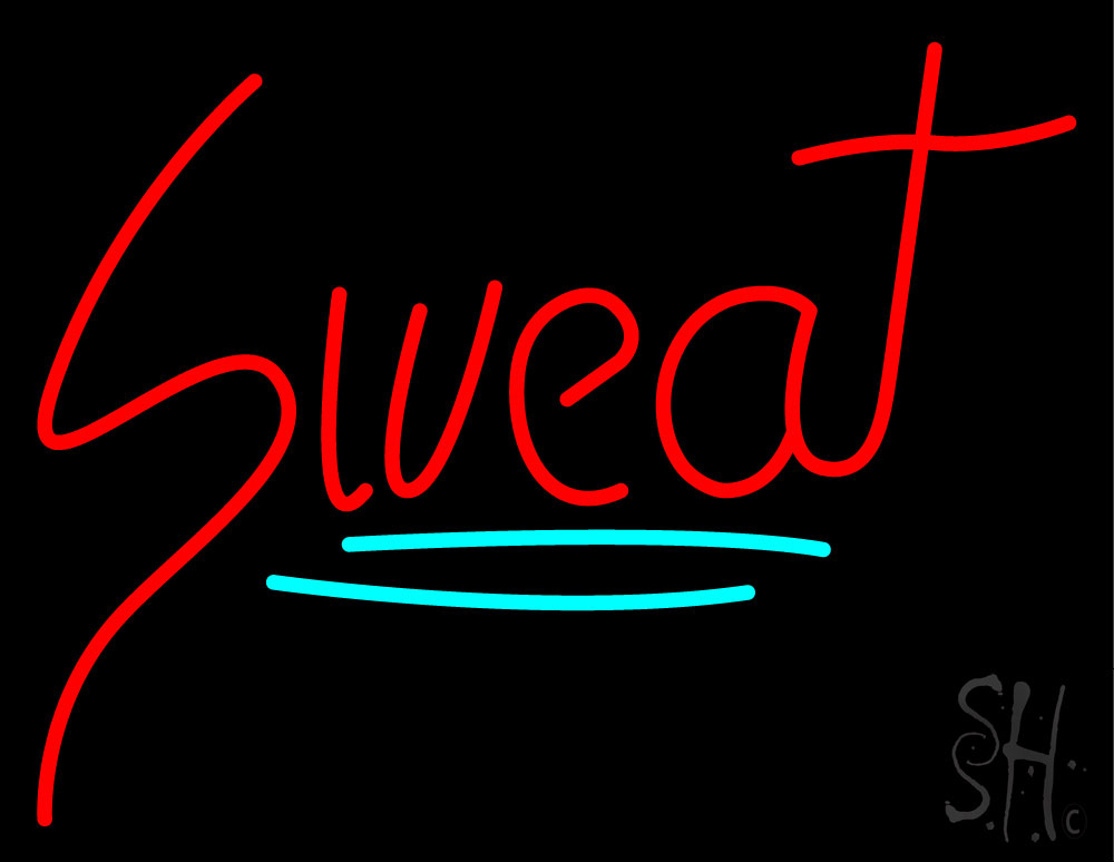 Sweat Neon Sign Clothing Neon Signs Neon Light