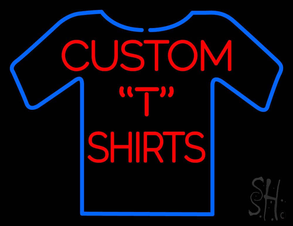 Custom T Shirt Neon Sign | Clothing Neon Signs | Neon Light