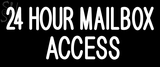 Custom 24 Hour Mailbox Access Neon Sign 3