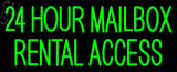 Custom 24 Hour Mailbox Rental Access Neon Sign 2