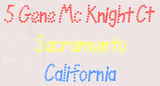Custom 5 Gene Mc Knight Ct Sacramento California Neon Sign 1