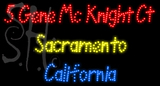 Custom 5 Gene Mc Knight Ct Sacramento California Neon Sign 2