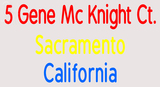 Custom 5 Gene Mc Knight Ct Sacramento California Neon Sign 4