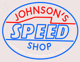 Custom Johnson Speed Shop Neon Sign 2