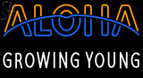 Custom Aloiia Growing Young Logo Neon Sign 1