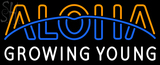 Custom Aloiia Growing Young Logo Neon Sign 3