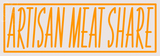 Custom Artisan Meat Share Neon Sign 3