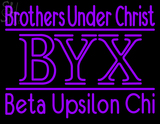Custom Brothers Under Christ Byx Beta Upsilon Chi Neon Sign 1