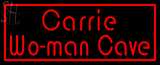 Custom Carrie Wo Man Cave Neon Sign 2