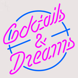 Custom Cocktails And Dreams Neon Sign 1