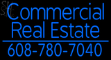Custom Commercial Real Estate With Phone No Neon Sign 1