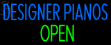 Custom Designer Pianos Open Neon Sign 2