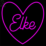 Custom Elke Logo Neon Sign 2