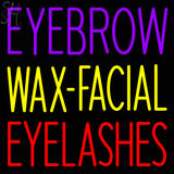 Custom Eyebrow Wax Facial Eyelashes Neon Sign 1