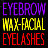 Custom Eyebrow Wax Facial Eyelashes Neon Sign 2