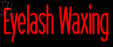 Custom Eyelash Waxing Neon Sign 1
